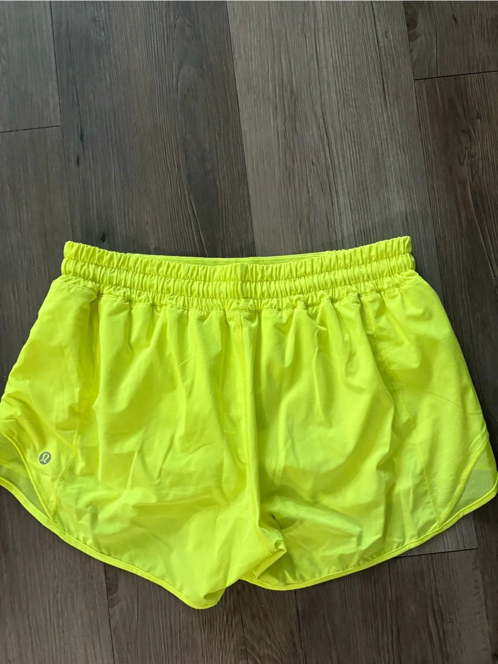 Lululemon Hotty Hot Shorts Neon Yellow